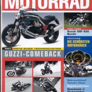 MOTORRAD 18/2002 – BMW R 1150 R; Harley-Davidson Dyna Super Glide Sport; Triumph Speed Triple; Yamaha XJR 1300