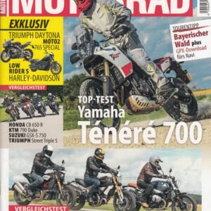 MOTORRAD 19/2019 – Yamaha Ténéré 700, Indian FTR 1200 S, Ducati Scrambler 1100 Sport