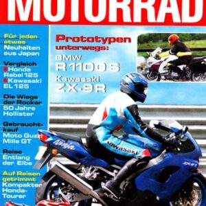MOTORRAD 19/1997 – BMW R 1100 RS; Test Honda CA 125 Rebel; Test Kawasaki EL 125 Eliminator; Test Husqvarna TE 610 E