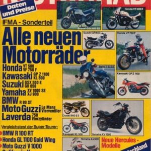 MOTORRAD 19/1982 – Test Fantic 125 Strada mit 13 kW (17 PS) Test & Technik; BMW R 100 RT mit 51 kW (70 PS) im Vergleichstest