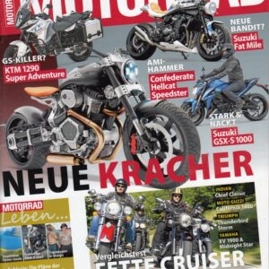MOTORRAD 19/2014 – Ducati Monster 821; Yamaha MT-09; Test EBR 1190 RX; Test Honda CB 1100 EX