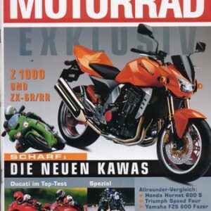 MOTORRAD 19/2002 – Vergleich BMW R 1150 GS; Vergleich KTM LC4-E 640 Supermoto Prestige; Vergleich Kawasaki ZRX 1200
