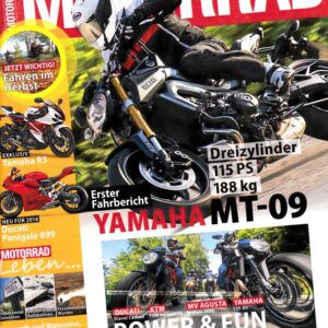 MOTORRAD 20/2013 – Test Yamaha MT-09; Vergleich Ducati Diavel Carbon; KTM 1190 Adventure; MV Agusta Brutale 1090 RR