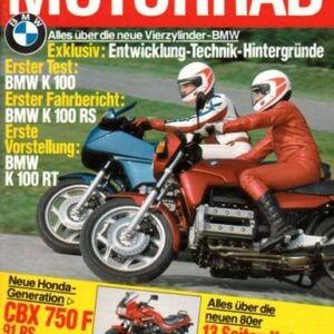MOTORRAD 20/1983 – Test BMW K 100 mit 66 kW (90 PS) Test & Technik; Test BMW K 100 RS mit 66 kW (90 PS) im Test