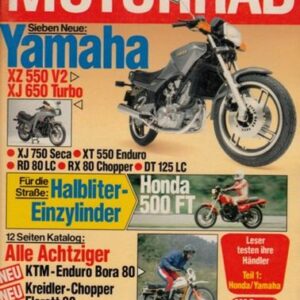 MOTORRAD 20/1981 – Honda FT 500 mit 20 kW (27 PS) als Neuheit für 1982; Test Honda CB 650 mit 46 kW (63 PS) Test & Technik