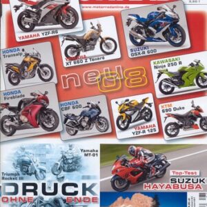 MOTORRAD 21/2007 – Test Moto Guzzi Griso 8V; Test Suzuki Hayabusa 1300; Test Ducati Desmosedici RR; Suzuki B-King