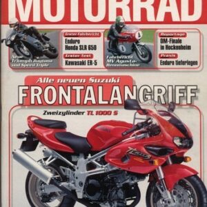 MOTORRAD 21/1996 – Suzuki TL 1000 S; Test Kawasaki ER-5; Vorstellung Triumph Daytona T 595; Vorstellung Triumph Speed Triple T 509