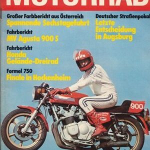 MOTORRAD 21/1976 – Test MV Agusta 900 S; Test Royal Enfield Bullet 350; Test Yamaha Mokicks FS 1 G + FS 1 G/DX + TY 50 M