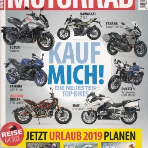 MOTORRAD 22/2018 – Suzuki Katana, Kawasaki Z 125, Yamaha Tracer 700 GT