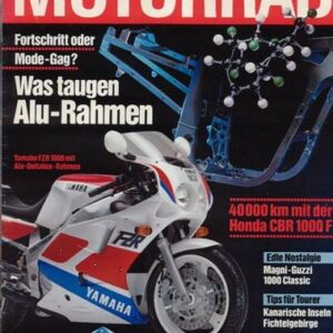MOTORRAD 22/1988 – Magni Guzzi Classic, die; Test Honda CBR 1000 F