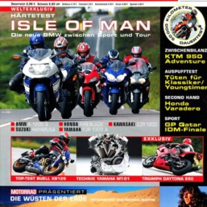 MOTORRAD 22/2004 – BMW K 1200 S; Honda CBR 1000 RR Fireblade; Kawasaki ZZ-R 1200; Suzuki GSX 1300 R Hayabusa