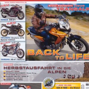 MOTORRAD 23/2007 – Test Yamaha YZF-R6; Aprilia SL 750 Shiver; BMW F 800 S; Test Honda Transalp
