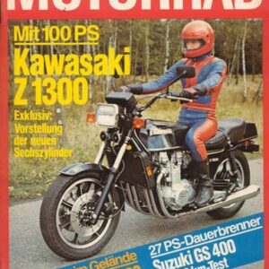 MOTORRAD 23/1978 – Test Kawasaki Z 1300; Test Benelli 350 RS; Suzuki GS 400; Test KTM 50 RSW