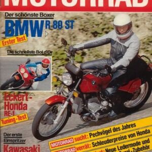 MOTORRAD 23/1982 – Test BMW R 80 ST mit 37 kW (50 PS) Test & Technik; Test Eckert- Honda RE 1 mit 74/96 kW (100/130 PS) Test & Technik