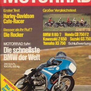 23_47.jpg MOTORRAD 23/1977 – Harley-Davidson XLCR 1000 Cafe Racer; BMW R 80/7; Honda CB 750 F2; Kawasaki Z 650
