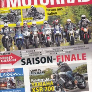 MOTORRAD 24/2015 – Saison-Finale Großvergleichstest, Moto Guzzi Bagger 1400, V9 Roamer, Yamaha XSR 700