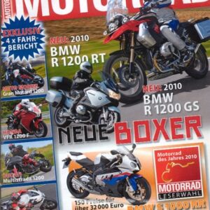 MOTORRAD 24/2009 – Vorstellung BMW R 1200 GS; Test Honda VFR 1200 F; Test Aprilia RSV4 R; Vorstellung Ducati Multistrada 1200
