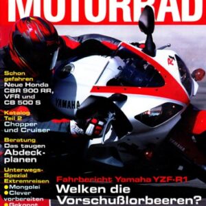 MOTORRAD 24/1997 – Honda CBR 900 RR Fireblade; Honda VFR 800; Yamaha YZF-R1; Suzuki GSX-R 750