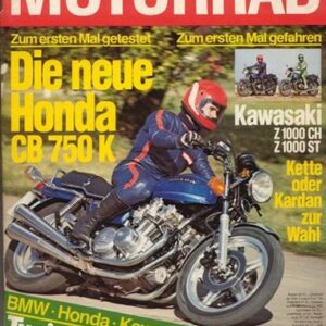 MOTORRAD 24/1978 – Test HONDA CB 750 K (Z); Test Vespa 50 N Special; Test Kawasaki Z 1000 CH; Test Kawasaki Z 1000 ST
