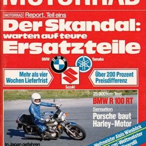 MOTORRAD 24/1979 – Test Suzuki GSX 1100 ET; Test Vespa 50 N; Kawasaki Z 1300, die Entwicklung des Motors; Test BMW R 100 RT