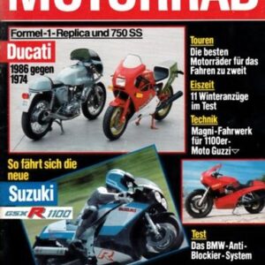 MOTORRAD 24/1985 – Test Suzuki GSX-R 1100 mit 96 kW (130 PS) im Test; Ducati 750 F1 mit 52 kW (70 PS) im Vergleichstest