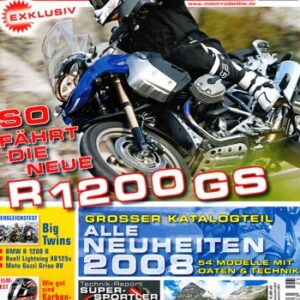 MOTORRAD 25/2007 – Test BMW R 1200 GS; Test Honda Transalp; BMW R 1200 R; Buell XB12Ss Lightning Long