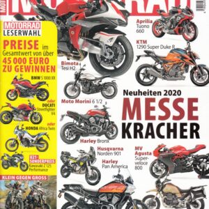 MOTORRAD 25/2019 – Neuheiten 2020: Ducati Panigale V2, Harley Pan America, Aprilia Tuono 660