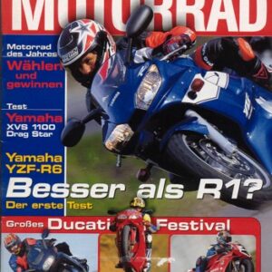 MOTORRAD 25/1998 – Test Yamaha YZF-R6; Test Ducati ST4; Test Ducati 996 Biposto; Test Yamaha XVS 1100 Drag Star