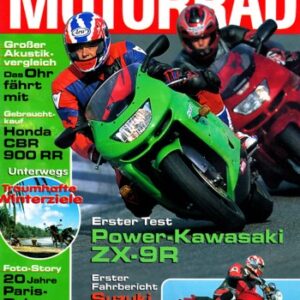 MOTORRAD 25/1997 – Test Kawasaki ZX-9R Ninja; Suzuki GSX 750; BMW R 100 R, hier von Pohn getunt als Königswellen-Boxer