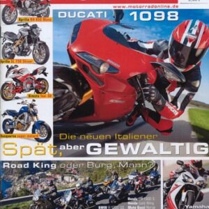 MOTORRAD 25/2006 – Vorstellung Ducati 1098; Yamaha YZF-R1; BMW F 800 ST; BMW R 1200 GS