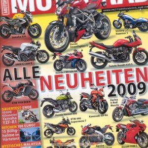 MOTORRAD 25/2008 – Test Triumph Street Triple R; BMW R 1200 GS; Honda CBF 600 S; Suzuki Bandit 1250 S