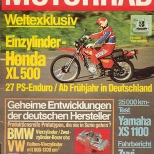 MOTORRAD 25/1978 – Honda XL 500; Yamaha XS 1100; Test Solo 713 C; Ducati 900 SS, hier der ZR-Renner des deutschen Meisters Schwemmer