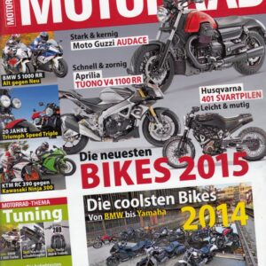 MOTORRAD 25/2014 – Vergleich BMW S 1000 RR; Harley-Davidson Softail Breakot; Yamaha MT-07; BMW R nineT