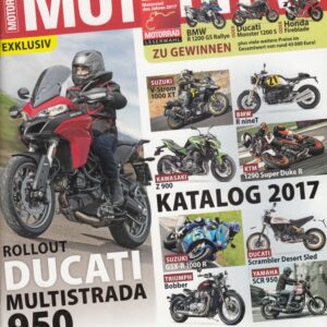 MOTORRAD 26/2016 + Ducati Multistrada 950 Rollout + Neuheiten-Katalog 2017 + BMW R1200 GS Rallye + Ducati Monster 1200 S