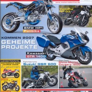 MOTORRAD 26/2005 – Yamaha MT-03; Suzuki GSR 600; Test Moto Morini Corsaro 1200; Test Hyosung GV 650 Aquila