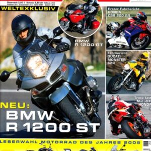 MOTORRAD 26/2004 – BMW R 1200 RT; BMW R 1200 ST; Test Honda CBR 600 RR; Test Ducati Monster S2R