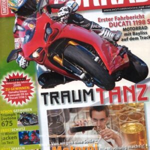 MOTORRAD 26/2008 – Test Ducati 1198 S; Test Triumph Daytona 675; Test Honda CBF 125; Test Yamaha FZ6 S2