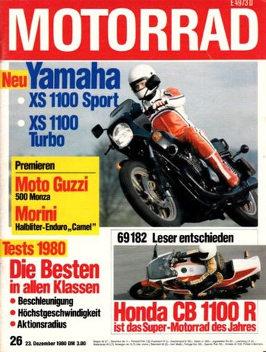 MOTORRAD 26/1980 – Honda CB 400 Four, ab Modell 1975