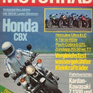 MOTORRAD 26/1978 – Hercules K 50 Ultra II LC; KTM 50 RSW; Puch Cobra 6 GTL; Zündapp KS 50 watercooled TT