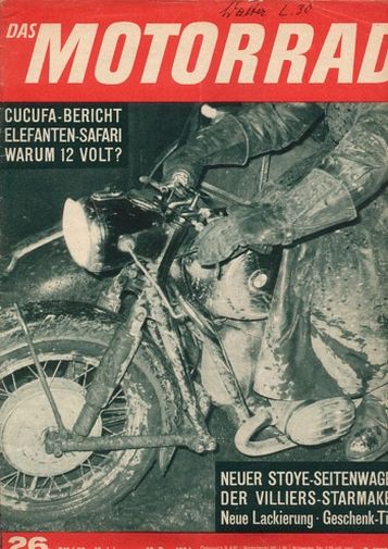 DAS MOTORRAD 26/1964 – Villiers, der Starmaker-Motor