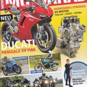 MOTORRAD 20/2017 - Ducati Panigale V4 1100 neu, Desmosedici Stradale V4-Motor, Vergleich Testsieger 2017