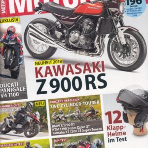 MOTORRAD 21/2017 - Kawasaki Z 900 RS Neuheit 2018, Ducati Panigale V4, 12 Klapphelme Test, 196 Seiten