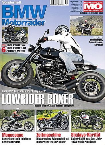 035 MO BMW Motorräder – K 1600 GT / GTL, R 100 S Airline, Lowrider Boxer – Sonderausgabe 35