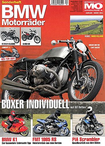 036 MO BMW Motorräder – R 1200 R (Classic), G 650 GS, K1 – Sonderausgabe 36