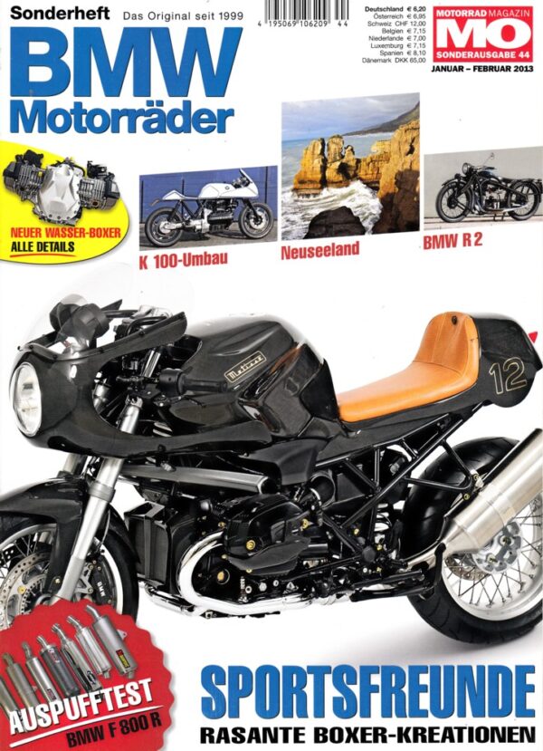 044 MO BMW Motorräder – Auspuffe für F 800 R, Metisse R 1200 CR – Sonderausgabe 44