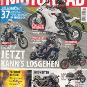MOTORRAD 05/2021 – Ducati SuperSport 950 S, KTM 1290 Super Adventure S, Yamaha MT-07, Indian, Suzuki, BMW GS