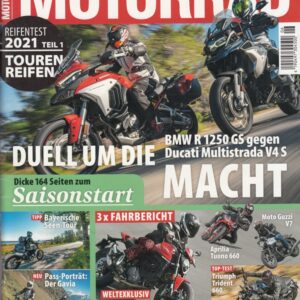 MOTORRAD 06/2021 – BMW R 1250 GS, Ducati Multistrada V4 S, Harley-Davidson Pan America, Triumph, Aprilia, Monster