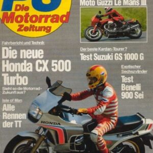 PS 7/1981 – Honda CX 500 Turbo, Suzuki GS 1000 G, Moto Guzzi Le Mans III