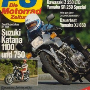 PS 11/1981 – Suzuki Katana 1100 und 750, Yamaha XJ 650, Kawasaki Z 750 LTD vs. Yamaha SR 250 Special