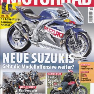 MOTORRAD 12/2023 – Neue Suzukis & Reiseenduro Vergleich